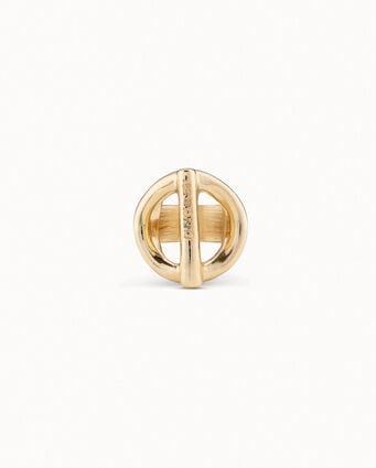 Anillo bañado en oro 18k, Dorado