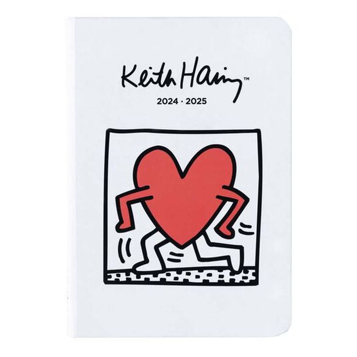 Agenda 17meses pocket sem/vista mult 24-25 Keith Haring