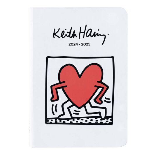 Agenda 17meses pocket sem/vista mult 24-25 Keith Haring
