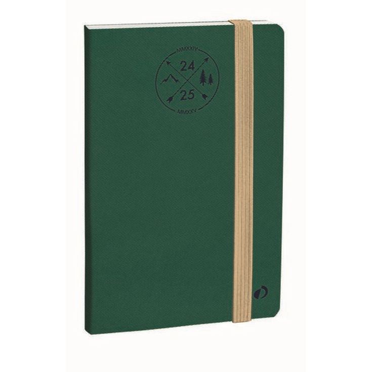 Agenda 16m Everest 21x27 sem/vista mult 24-25 verde