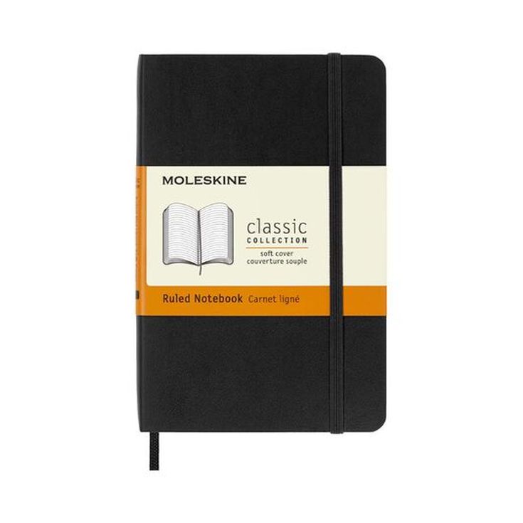 Libreta Moleskine Soft P raya negro