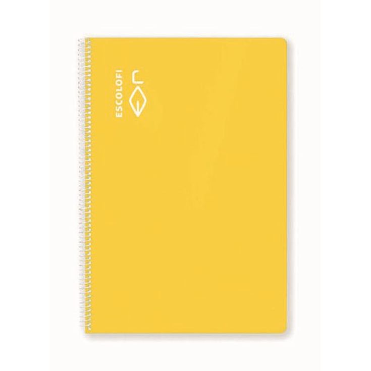 Libreta espiral Escolofi Folio 100 hojas cuadrícula 4x4 con 