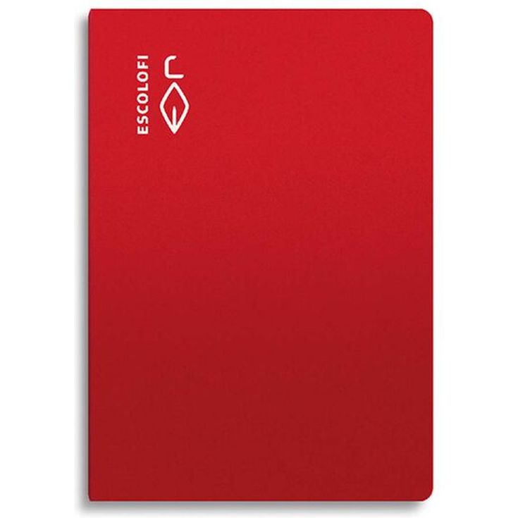 Libreta grapada Escolofi folio 50 hojas 4x4 rojo