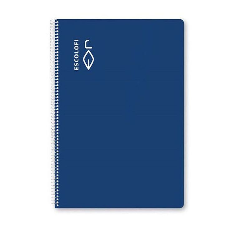 Libreta espiral Escolofi Folio 100 hojas cuadrícula 4x4 con 