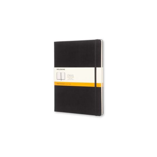 Libreta Moleskine XL raya negro