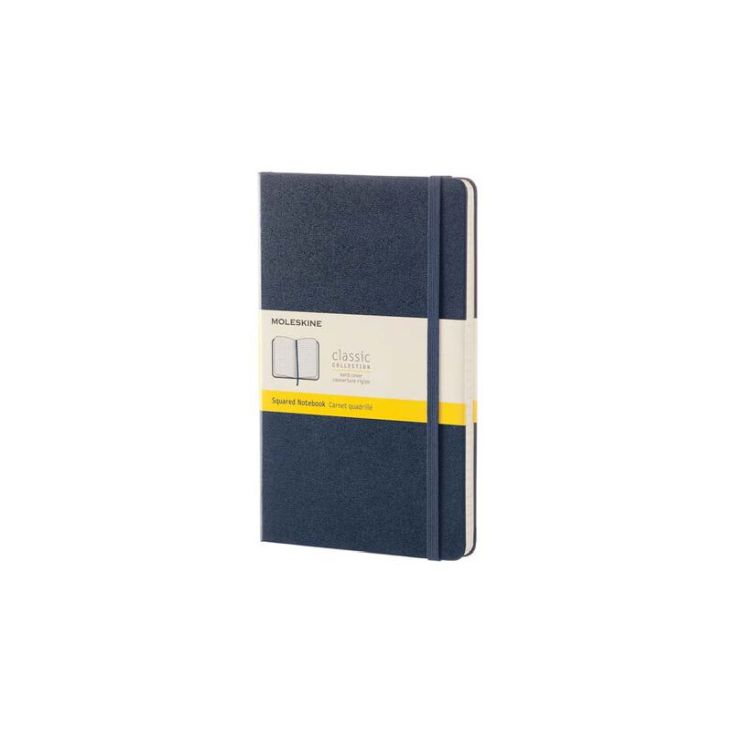 Libreta Moleskine P Azul Cuadro