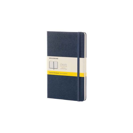 Libreta Moleskine P Azul Cuadro