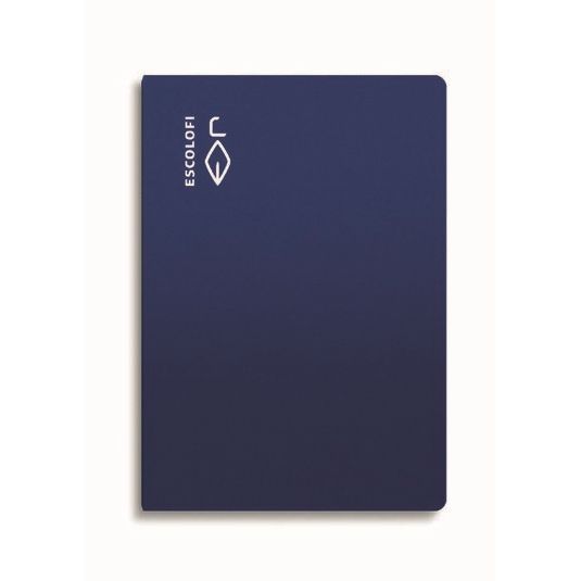 Libreta grapada Escolofi A5 50 hojas pauta 3mm azul