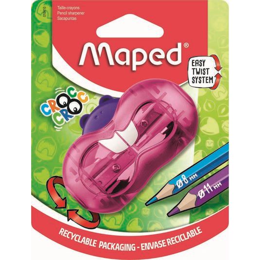 Sacapuntas 2 agujeros Maped Croc Croc Twist