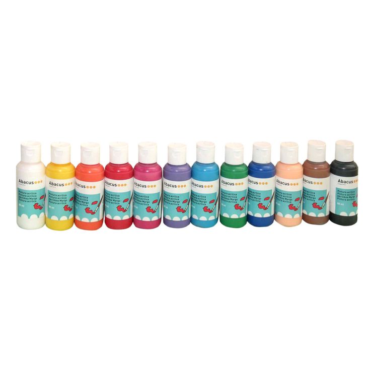 Pintura acrílica Abacus 80 ml blanco