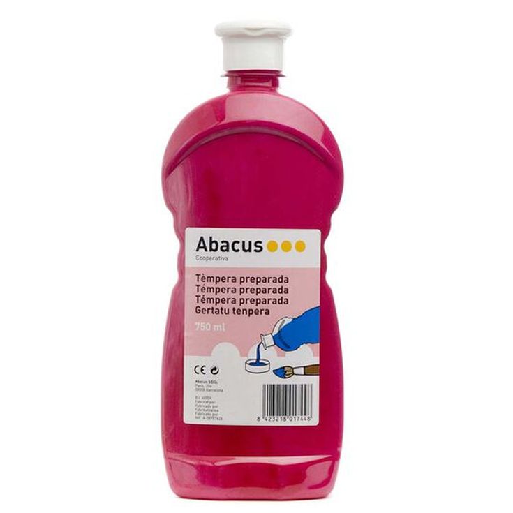 Témpera preparada Abacus 750ml magenta