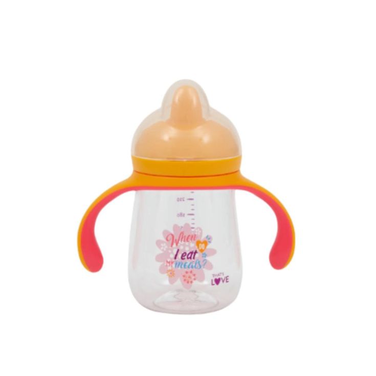 Biberón Vaso 260 ml naranja
