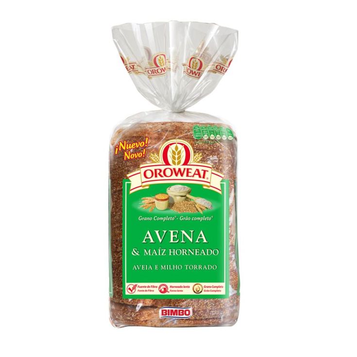 PAN OROWEAT AVENA/MAIZ HORNEADO BIMBO