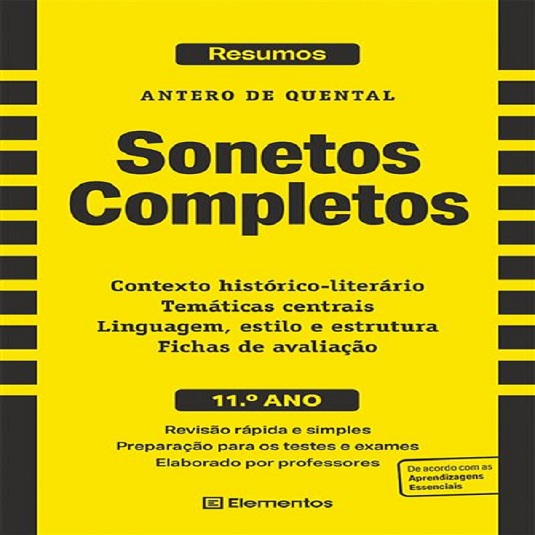 Resumos - Sonetos Completos - Antero De Quental - 11.ºAno